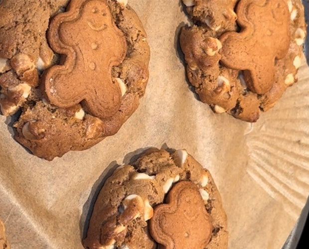 Christmas Gingerbread and Chocolate Chip Biscuits