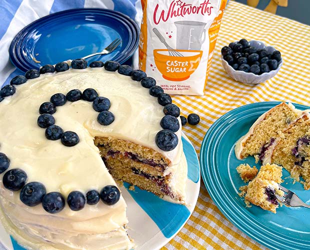 Blueberry and lemon Layer Cake – Whitworths Sugar