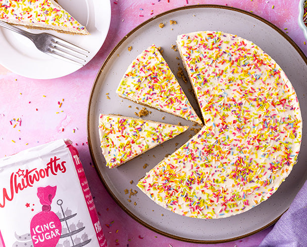 Funfetti No-Bake Cheesecake &ndash; Whitworths Sugar