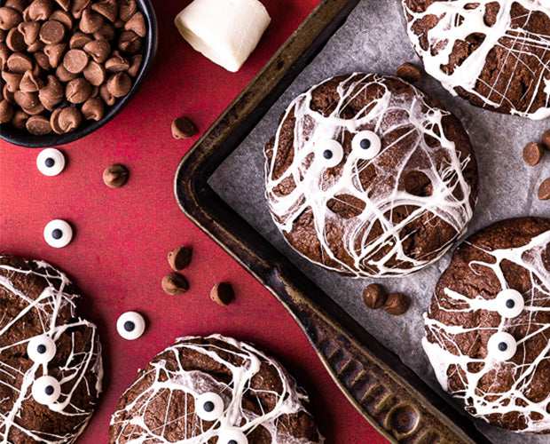 Halloween Double Chocolate Cookies