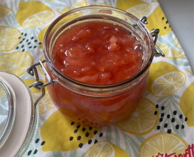 Nectarine and Ginger Jam Whitworths Sugar
