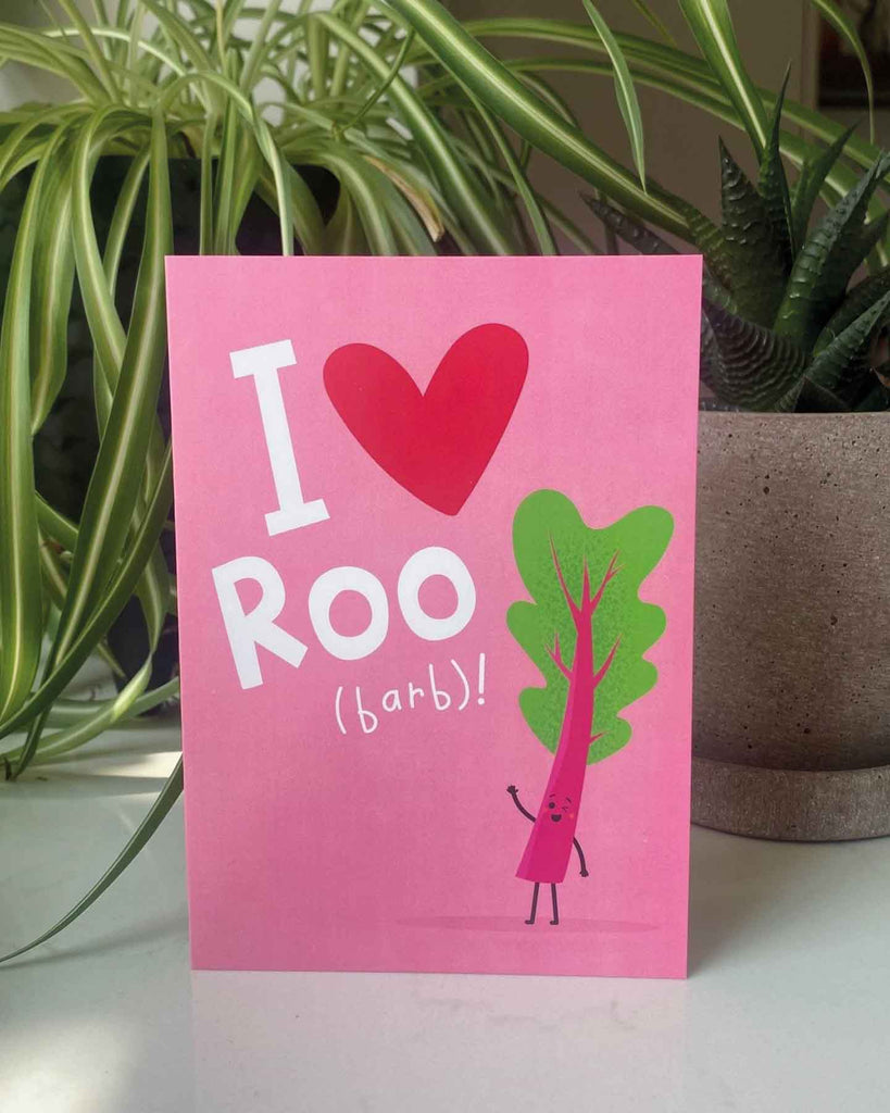I love Roo (barb) greeting card product image