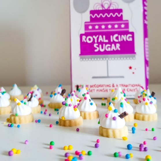Image of iced gems made with Royal Icing sugar