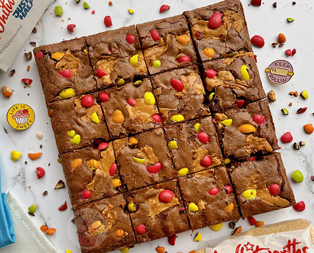 Fudgy Peanut Butter Easter Brownie Recipe