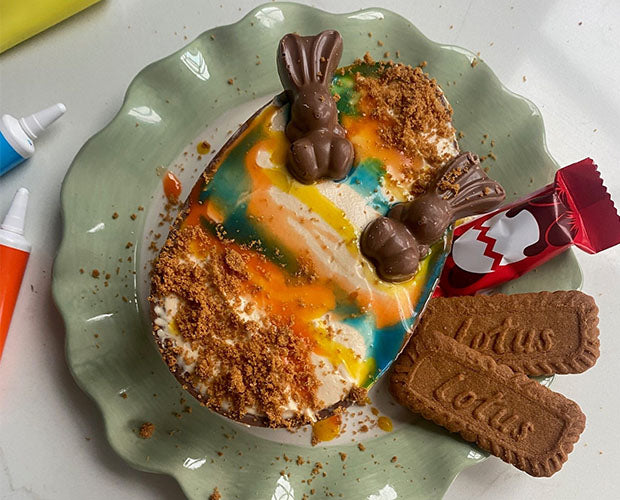 Biscoff Easter Egg Cheesecake Recipe Whitworths Sugar