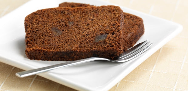 Plate of dairy-free ginger cake 