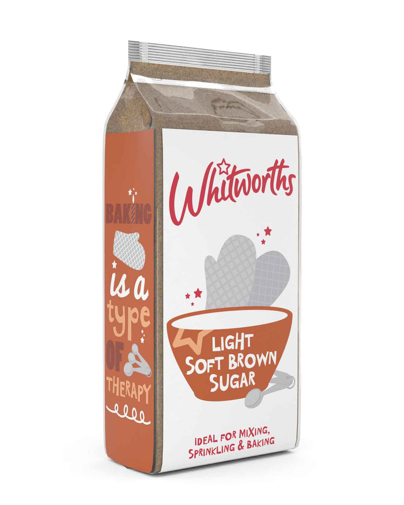 Side view of Whitworths Light Soft Brown 3kg bag