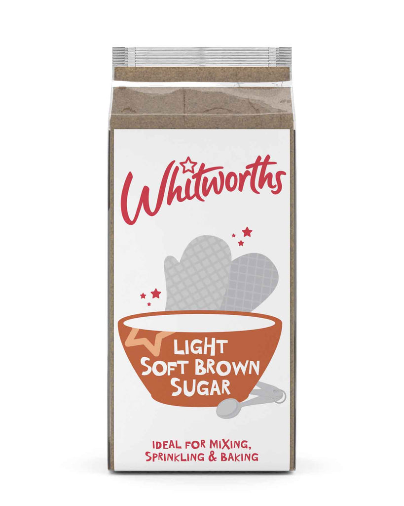 Front image of Whitworths Light Soft Brown 3kg bag