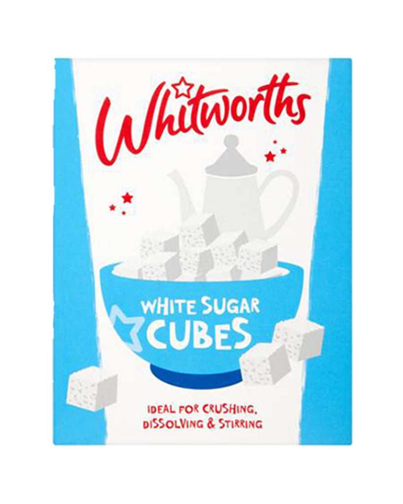 Pack of Whitworths White sugar cubes