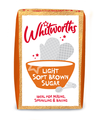 Bag of Whitworths Light Soft Brown sugar