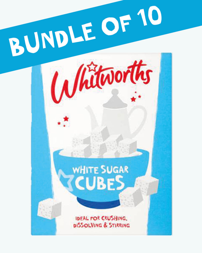 Image of a Bundle of 10 packs of Whitworths White Cubes 